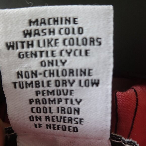 Peck & Peck women's button down top size L, salmon color with small black lines - Picture 7 of 13